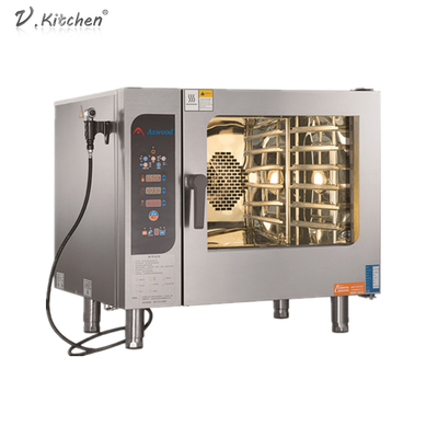 বিদ্যুৎ 6 ট্রে 300 ℃ কম্বি কনভেকশন ওভেন