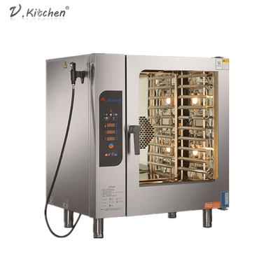বিদ্যুৎ 6 ট্রে 300 ℃ কম্বি কনভেকশন ওভেন